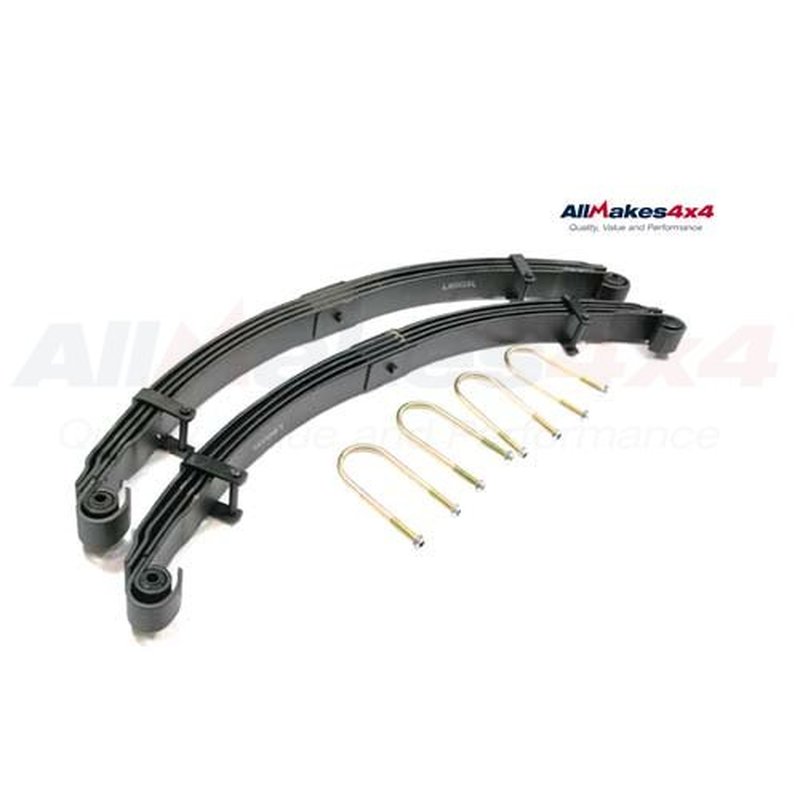 4 LEAF REAR PARABOLIC SPRING KIT COMPLETE INC U BOLTS LWB (LONG)-S2-S3