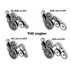 BELT ALTERNATOR ANCILLARY DRIVE TD5