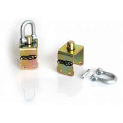 Swivel recovery shackle with support