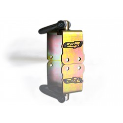 Swivel recovery shackle with support