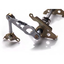 Pneumatically operated stab rod