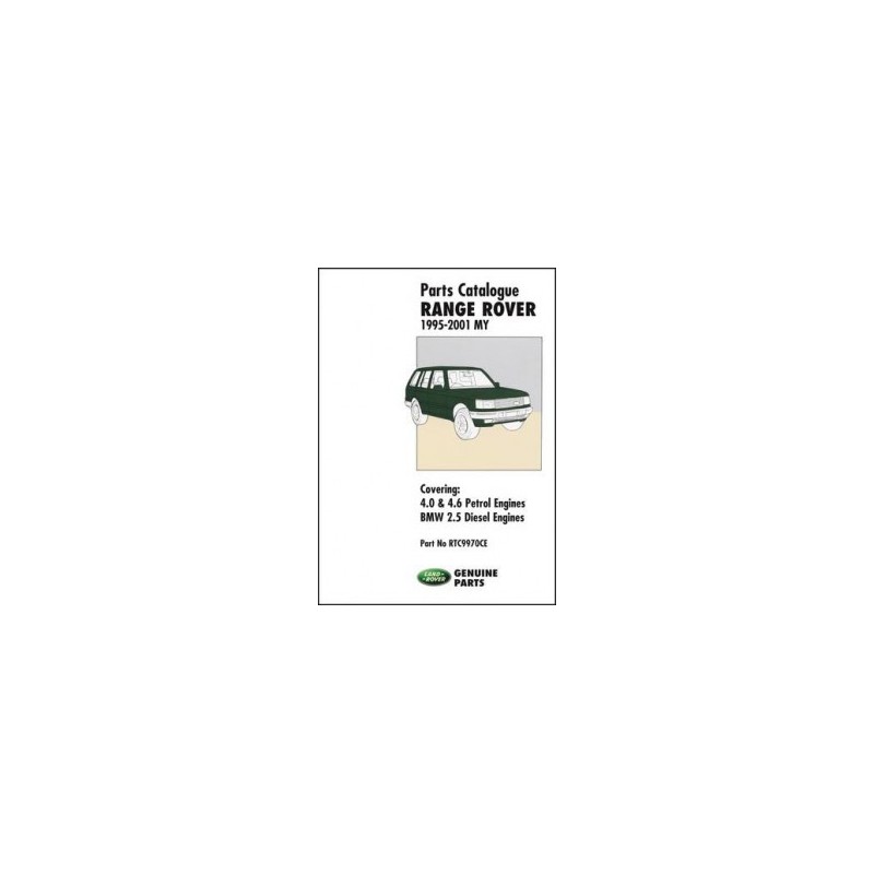 Parts catalogue Range Rover 1995-2001 MY