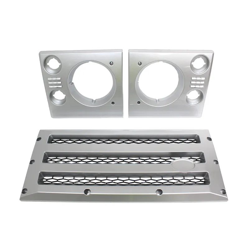 XS FRONT GRILL AND LAMP COVER SET SILVER