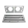 XS FRONT GRILL AND LAMP COVER SET SILVER