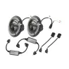 PAIR 7 INCH HALO DRL HEADLAMP LHD - DEF