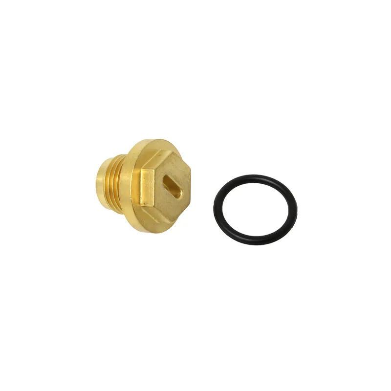 PLUG - INC O RING (BRASS)