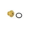 PLUG - INC O RING (BRASS)
