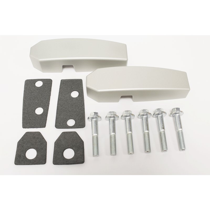 WINDSCREEN BRACKETS - SILVER - PAIR