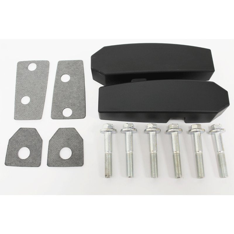 WINDSCREEN BRACKETS - BLACK - PAIR