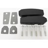 WINDSCREEN BRACKETS - BLACK - PAIR