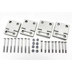 2ND ROW DOOR HINGES - ALLOY - DEFENDER