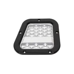 XS RH INTAKE GRILL BLACK WITH SILVER MES