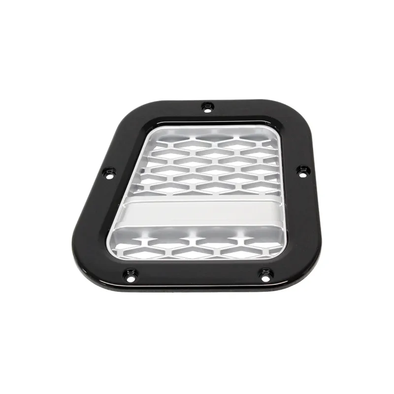 XS RH INTAKE GRILL BLACK WITH SILVER MES