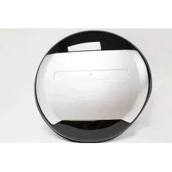 WHEEL COVER - GLOSS BLACK & SILVER