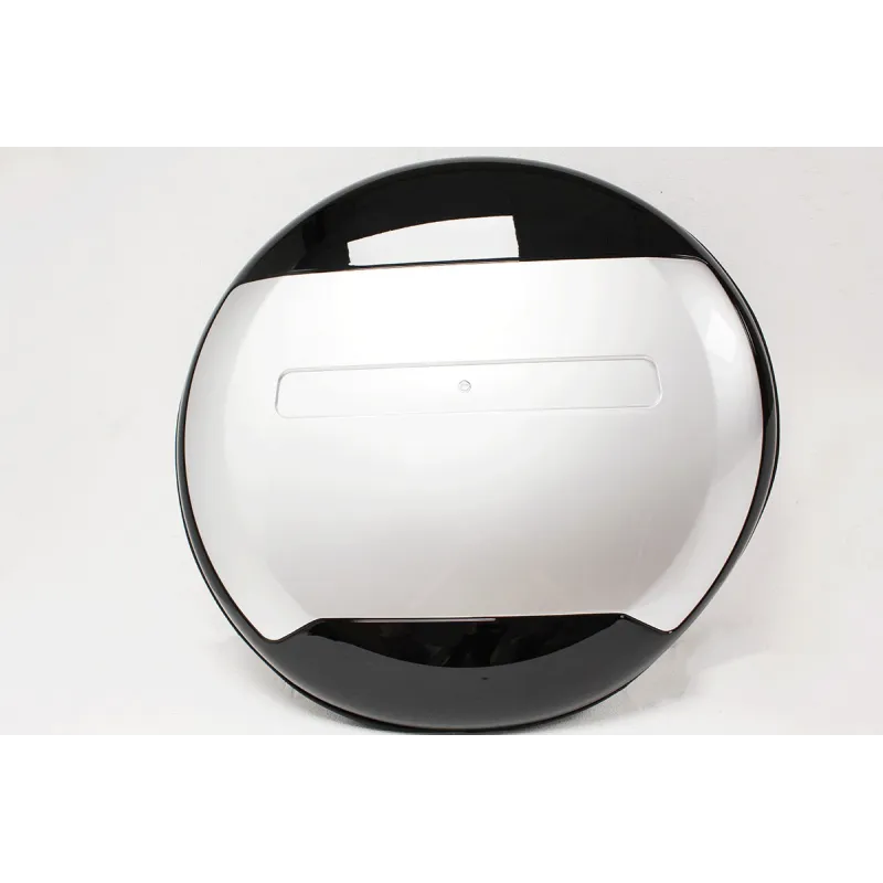 WHEEL COVER - GLOSS BLACK & SILVER