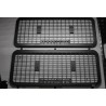 Rear Side window guards with fuel can holders Land Rover Defender 90/110 pair