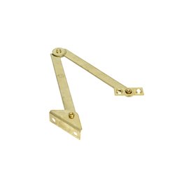 ELBOW HINGE BRASS