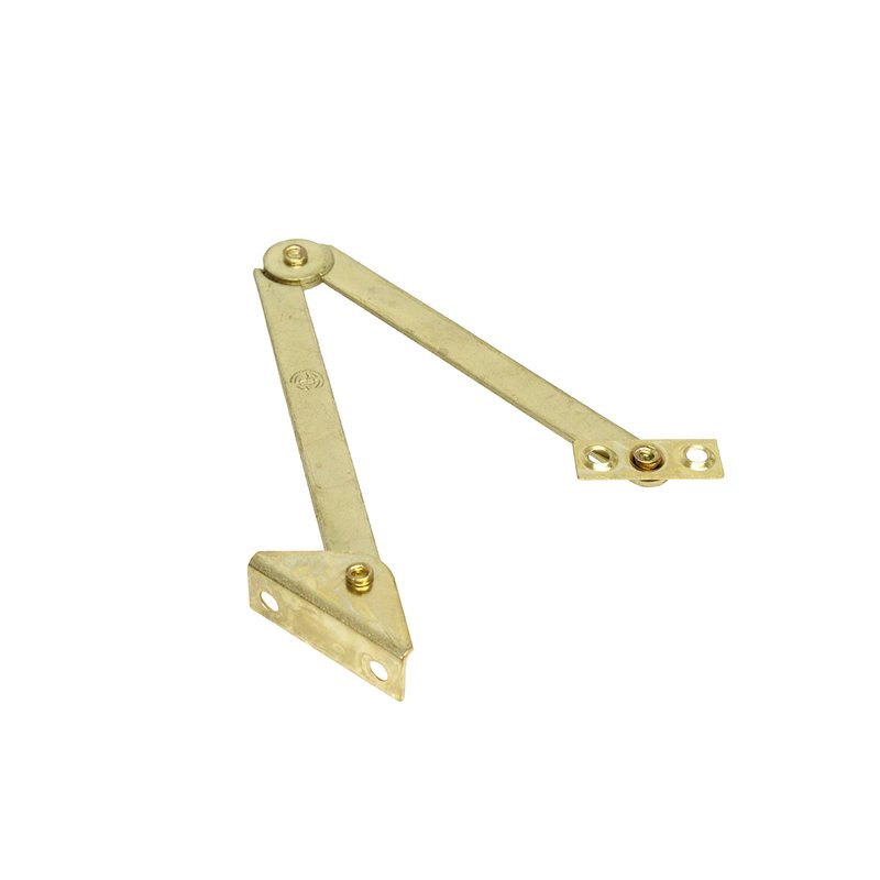 ELBOW HINGE BRASS