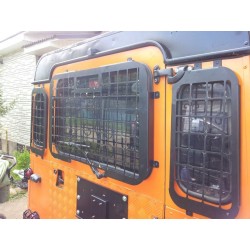 Rear guarter window guards Land Rover Defender 90/110 pair