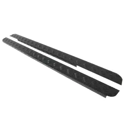 90 CHEQUERED SILLS PAIR - BLACK