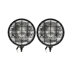 DRIVING LAMPS  PAIR  8 INCH BLACK