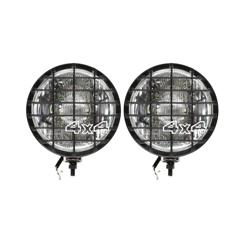 DRIVING LAMPS  PAIR  8 INCH BLACK