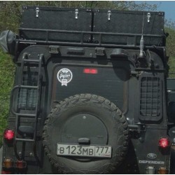 Rear guarter window guards Land Rover Defender 90/110 pair