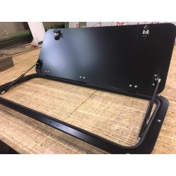 Gullwing window