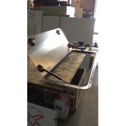 Gullwing window
