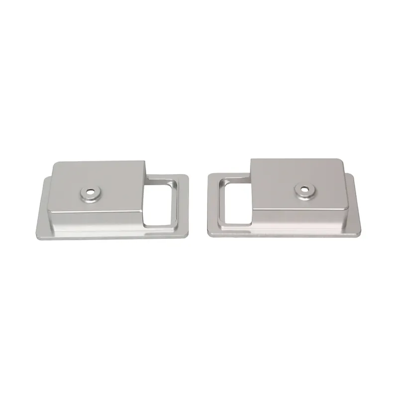 DEFENDER DOOR LEVER SURROUND PAIR SILVER
