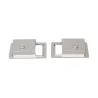 DEFENDER DOOR LEVER SURROUND PAIR SILVER