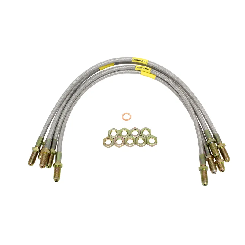 STAINLESS STEEL BRAKE HOSE KIT