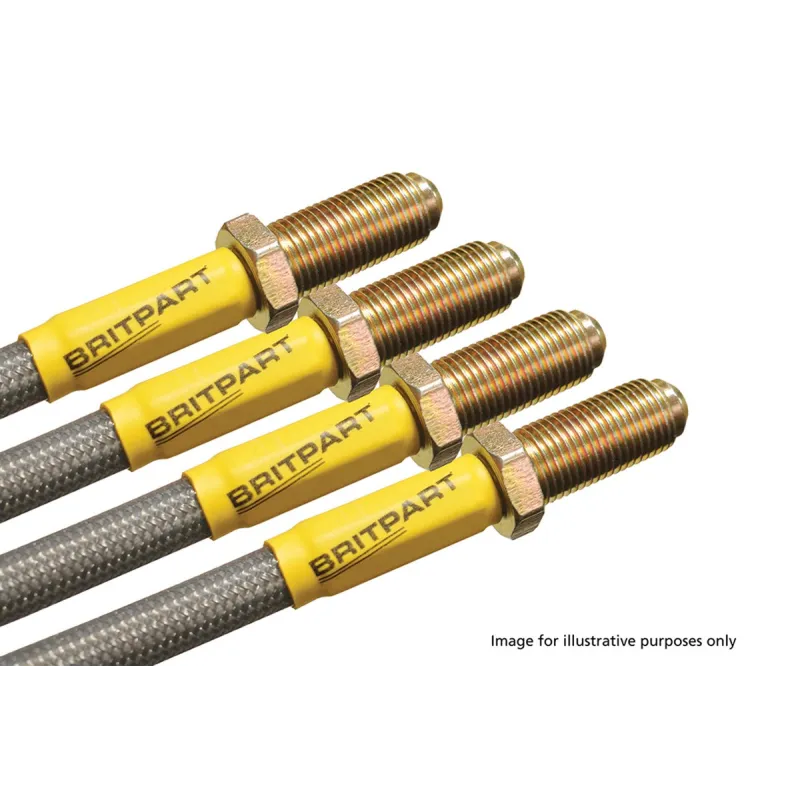 STAINLESS BRAKE HOSE KIT + 40