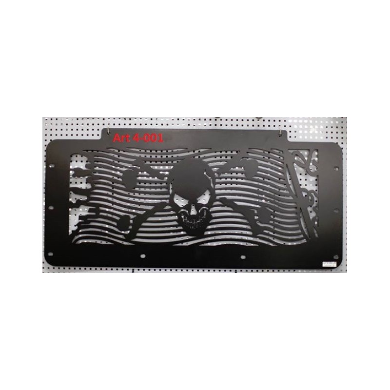 Front grill (skull) Land Rover Defender 90/110 with a/c