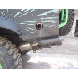 Rear cut corner bumperettes Land Rover Defender 90/110