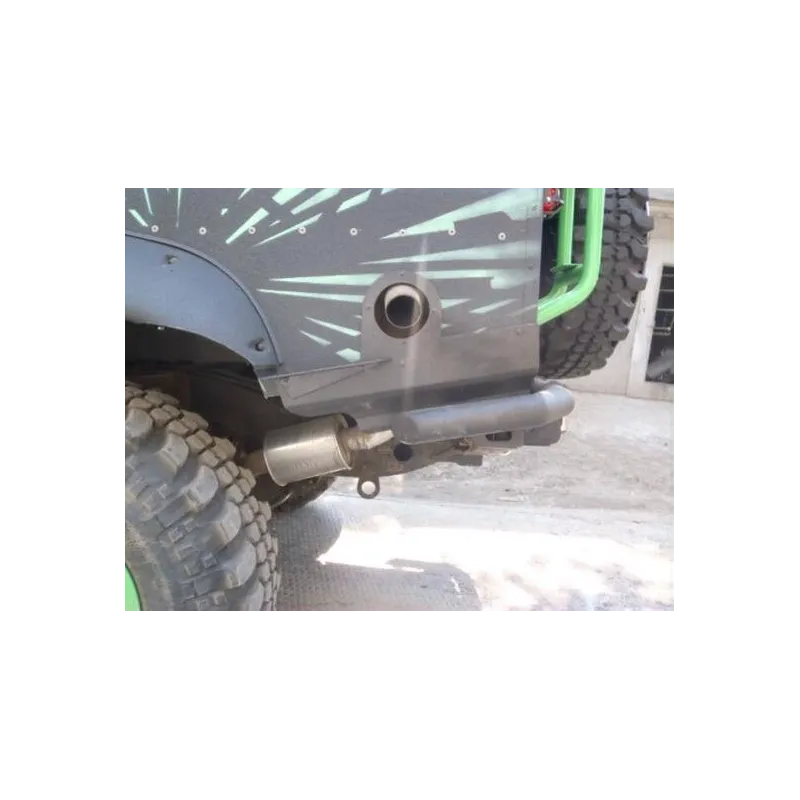 Rear cut corner bumperettes Land Rover Defender 90/110