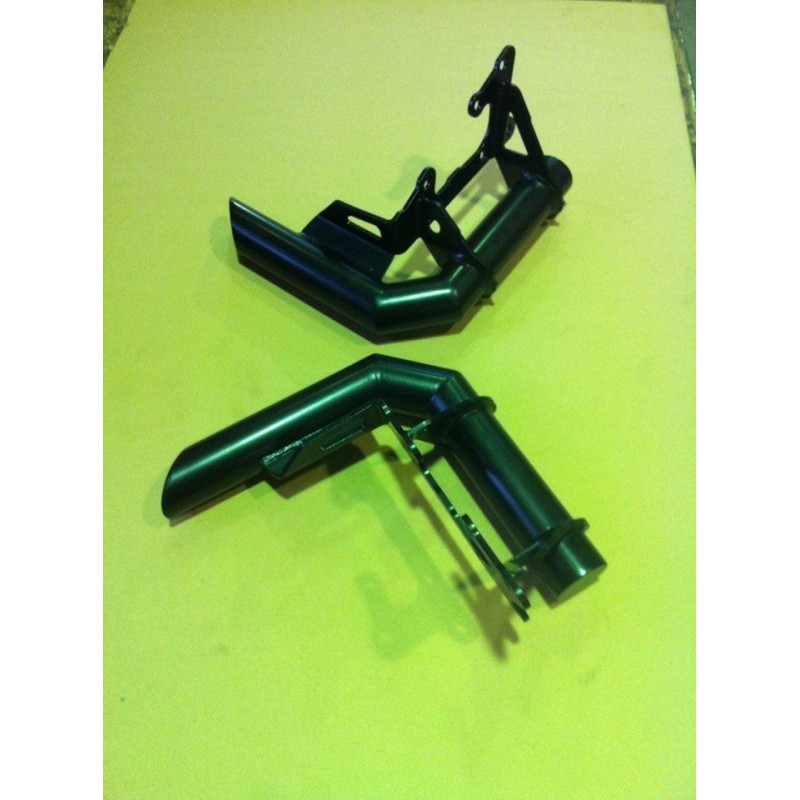 Rear cut corner bumperettes Land Rover Defender 90/110