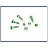 BOLT KIT PROP TO DIFF 4 BOLTS & NUTS