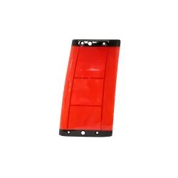 REAR LAMP LENS WITH BLACK EDGES