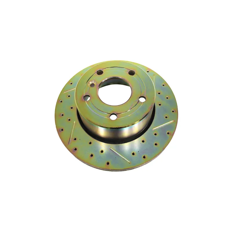 BRAKE DISC - FRONT - CROSS DRILL/GROOVED