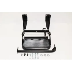 SIDE STEP FOLDING - BLACK - RUBBER TOP