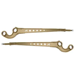 6 DEG CASTER CORR. FRT. RAD. ARMS - PAIR