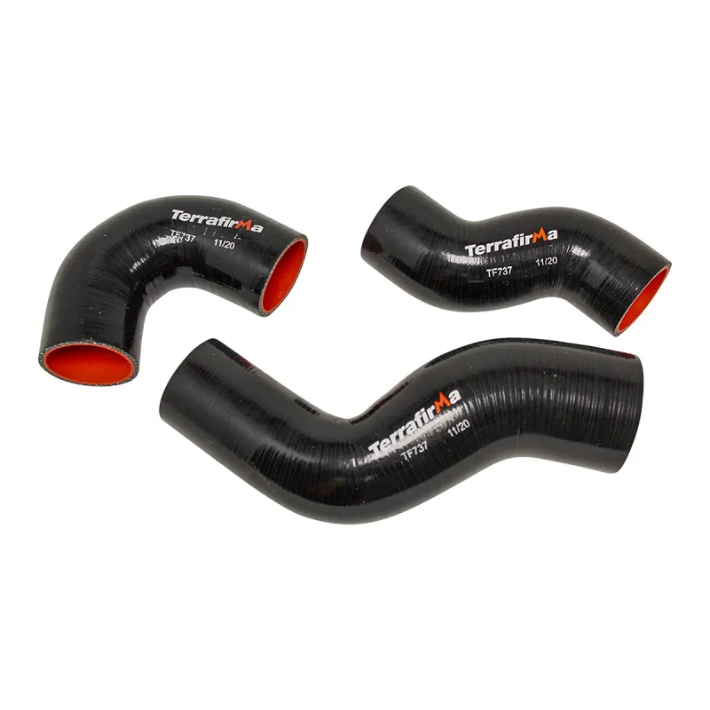 SILICONE HOSE KIT - BLACK - TD5-DEF