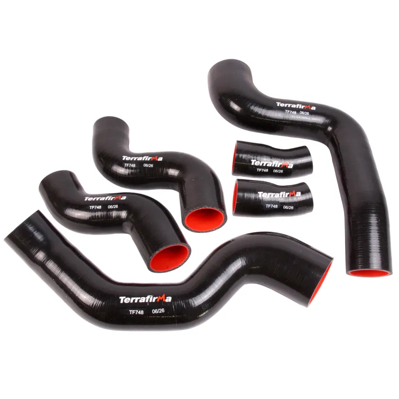 SILICONE HOSE KIT BLACK RRS TDV8