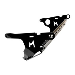 STEERING GUARD - RHD - BLACK- ALLOY