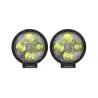 LED DRIVING ROUND VX80-WD - TWIN PACK