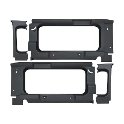 REAR TRIM KIT + WINDOW - BLACK