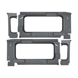 REAR TRIM KIT + WINDOW - D/GREY