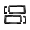 REAR TRIMS WITH WINDOWS - BLACK