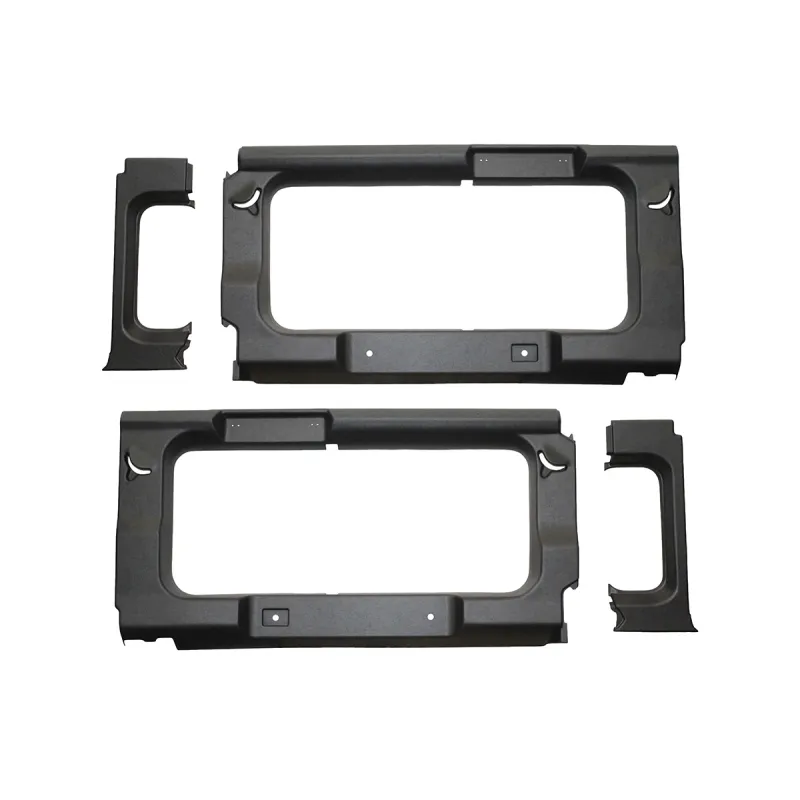 REAR TRIMS WITH WINDOWS - D/GREY